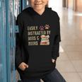 Easily Distracted By Dogs And Books Pets Books Lovers Graphic Youth Hoodie Easily Distracted By Dogs And Books Pets Books Lovers Graphic Youth Hoodie