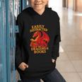 Easily Distracted By Dragons And Books Reading Graphic Youth Hoodie