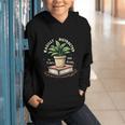 Easily Distracted By Plants And Books Graphic Youth Hoodie