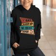 Eat Sleep Read Repeat Reading Books Reader Bookworm Graphic Youth Hoodie