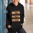 Educated Afro Women Girl Reading Book Future HBCU Grad Graphic Youth Hoodie