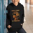 Education Is Freedom Teacher Book Black History Month Graphic Youth Hoodie Education Is Freedom Teacher Book Black History Month Graphic Youth Hoodie