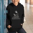 Emily Dickinson Reading A Book Graphic Youth Hoodie Emily Dickinson Reading A Book Graphic Youth Hoodie