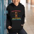 Emotionally Recovering From A Book Frog Graphic Youth Hoodie Emotionally Recovering From A Book Frog Graphic Youth Hoodie