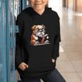 English Bulldog Reading a Book Dog For Men Women Girls Kids Graphic Youth Hoodie English Bulldog Reading a Book Dog For Men Women Girls Kids Graphic Youth Hoodie