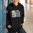 I Can Never Have Enough Books Reading Lover Bookworm Reader Graphic Youth Hoodie