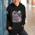 Fantasy Drama Tragedy Cute Cat Book Lover Readers Librarians Graphic Youth Hoodie
