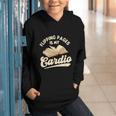Flipping Pages Is My Cardio Book Lover Reading Bookworm Graphic Youth Hoodie