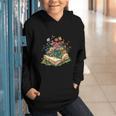 Floral Book Bloom Wildflowers Literature Nature Fantasy Graphic Youth Hoodie Floral Book Bloom Wildflowers Literature Nature Fantasy Graphic Youth Hoodie