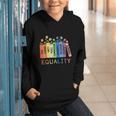 Floral Book Equality Human Rights Social Justice Peace Love Graphic Youth Hoodie Floral Book Equality Human Rights Social Justice Peace Love Graphic Youth Hoodie