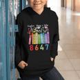 Floral Foxglove Daisy Tulip 8647 Books Lover Blooming Flower Graphic Youth Hoodie