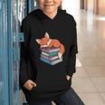 Fox Reading Book Pajama Sleep Graphic Youth Hoodie Fox Reading Book Pajama Sleep Graphic Youth Hoodie