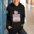 With Freedom Flowers Books And The Moon Graphic Youth Hoodie