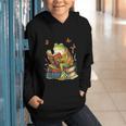 Frog & Toad Fishing Vintage Classic Book Frog Reading Book Graphic Youth Hoodie