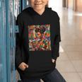 Geometric History Educated Women Reading Book Melanin Graphic Youth Hoodie Geometric History Educated Women Reading Book Melanin Graphic Youth Hoodie