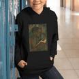 Geometric History Educated Women Teacher Book Melanin Graphic Youth Hoodie