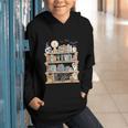 Ghost Book Reading Books Lover Teacher Happy Halloween Graphic Youth Hoodie Ghost Book Reading Books Lover Teacher Happy Halloween Graphic Youth Hoodie