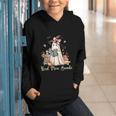 Ghost Reading Book Coquette Bow Halloween Girl Kid Teacher Graphic Youth Hoodie Ghost Reading Book Coquette Bow Halloween Girl Kid Teacher Graphic Youth Hoodie
