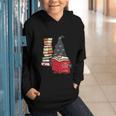 Gnome Read Reading Book Librarian Across America Women Kids Graphic Youth Hoodie
