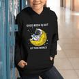 Good Book Is Out Of This World Astronaut Read Book Bookworm Graphic Youth Hoodie