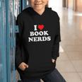 I Heart Book Nerds Book Readers Cute Graphic Youth Hoodie I Heart Book Nerds Book Readers Cute Graphic Youth Hoodie
