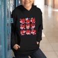 Heart Reading Books Valentine Teacher Boys Girls Book Lover Graphic Youth Hoodie Heart Reading Books Valentine Teacher Boys Girls Book Lover Graphic Youth Hoodie