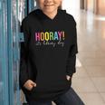 Hooray It's Library Day Teacher Reader Books Back To School Graphic Youth Hoodie Hooray It's Library Day Teacher Reader Books Back To School Graphic Youth Hoodie