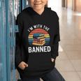 I'm With The Banned Stack Of Books Vintage Sunset Retro Graphic Youth Hoodie I'm With The Banned Stack Of Books Vintage Sunset Retro Graphic Youth Hoodie
