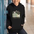 I'm Booked Tonight Cozy Floral Book Lover Graphic Graphic Youth Hoodie