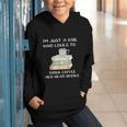 I'm Just a Girl Who Loves To Drink Coffee And Read Books Graphic Youth Hoodie I'm Just a Girl Who Loves To Drink Coffee And Read Books Graphic Youth Hoodie