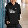 Imagine Being Afraid Of Drag Queens And Books Classic Graphic Youth Hoodie