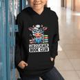 Introverted Book Club Reading Lover Cow Graphic Youth Hoodie