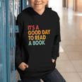 It's A Good Day To Read A Book Retro Vintage Teacher Graphic Youth Hoodie It's A Good Day To Read A Book Retro Vintage Teacher Graphic Youth Hoodie