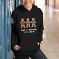 Just Booked For The Holidays Gingerbread Graphic Youth Hoodie