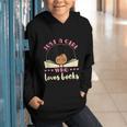 Just a Girl Who Loves Books African American Book Nerd Lover Graphic Youth Hoodie