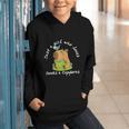 Just a Girl Who Loves Books And Capybaras Graphic Youth Hoodie