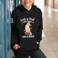 Just a Girl Who Loves Cats And Books Reading Cat & Bookworm Graphic Youth Hoodie Just a Girl Who Loves Cats And Books Reading Cat & Bookworm Graphic Youth Hoodie