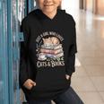 Just A Girl Who Loves Cats And Books Reading Librarian Graphic Youth Hoodie Just A Girl Who Loves Cats And Books Reading Librarian Graphic Youth Hoodie
