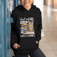Just a Girl Who Loves Cats And Books Graphic Youth Hoodie Just a Girl Who Loves Cats And Books Graphic Youth Hoodie