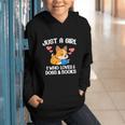 Just A Girl Who Loves Dogs And Books Reading Dog Puppy Lover Graphic Youth Hoodie Just A Girl Who Loves Dogs And Books Reading Dog Puppy Lover Graphic Youth Hoodie