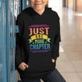 JUST ONE MORE CHAPTER Fun Reading Book Lover Graphic Youth Hoodie JUST ONE MORE CHAPTER Fun Reading Book Lover Graphic Youth Hoodie