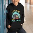 I Just Want To Read Books And Pet Cats Cat Book Lovers Graphic Youth Hoodie I Just Want To Read Books And Pet Cats Cat Book Lovers Graphic Youth Hoodie