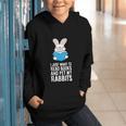 I Just Want To Read Books And Pet My Rabbit Graphic Youth Hoodie I Just Want To Read Books And Pet My Rabbit Graphic Youth Hoodie