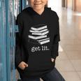 Let's Get Lit Books Graphic Youth Hoodie Let's Get Lit Books Graphic Youth Hoodie