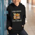 Librarian Of a Free Library Floral Book Lover Graphic Youth Hoodie Librarian Of a Free Library Floral Book Lover Graphic Youth Hoodie
