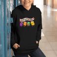 Librarian Let's All Go To The Library Cute Groovy Book Lover Graphic Youth Hoodie