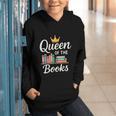 Librarian Queen Of The Books Book Reading Library Graphic Youth Hoodie Librarian Queen Of The Books Book Reading Library Graphic Youth Hoodie