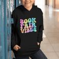 Library Book Fair Vibe Tie Dye School Reading Nostalgic Graphic Youth Hoodie