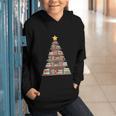 Literary Book Tree Bookish Shelf Art For Avid Readers Graphic Youth Hoodie