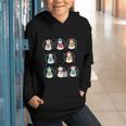 Literary Winter Reading Snowmen Cozy Book Lover Pattern Graphic Youth Hoodie Literary Winter Reading Snowmen Cozy Book Lover Pattern Graphic Youth Hoodie